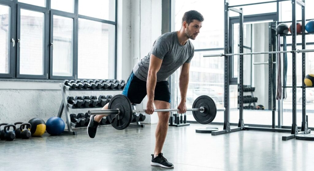Patient performing independent strength training exercises after completing physical therapy in Torrance, CA